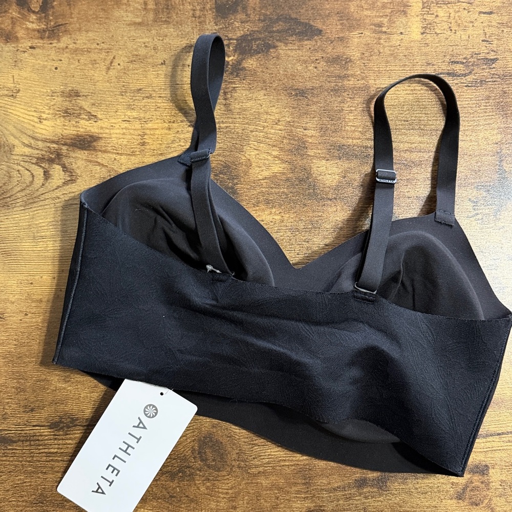 ATHLETA Ritual Lace Bra D/DD Black New with Tags Medium - Picture 4 of 4